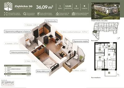 Gotowe mieszkanie 2 pokojowe na Junikowo 0% prow. - 2