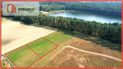 Urokliwe działki nad jeziorem Brzuchowo!