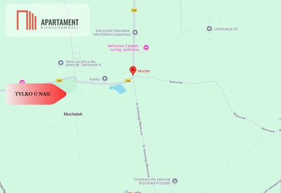 Mochle 1000m2 działka z WZ media - 3