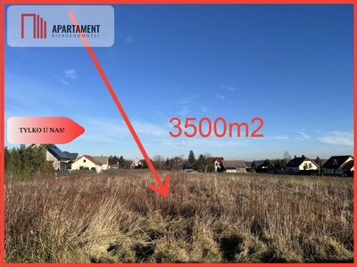 Budowlana 3500m2/Dolina Baryczy/media w drodze