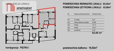 Ekskluzywne mieszkanie w Niemczu z dużym balkonem - 3