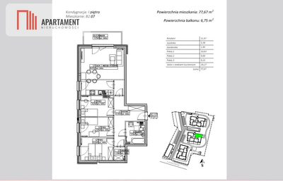 Nowe 4 pokojowe z balkonem "Osiedle przy Młynie" - 5