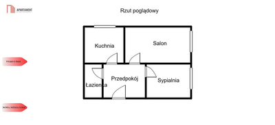 M3 w bloku na parterze - Polanowice - 5