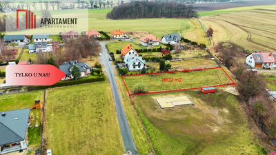 Działka Kotomierz. Media, asfalt, 1600m2 - 4