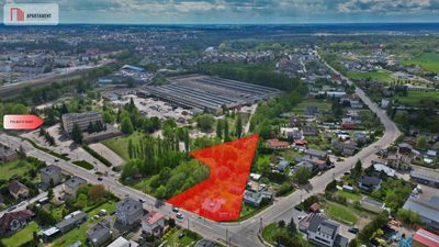 Działka inwestycyjna 4150 m² | MPZP | Starogard Gd