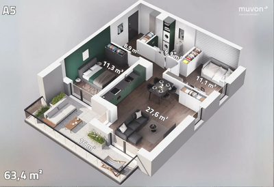 Apartament przy Lesie Popioły – Łódź, ul. Tabelowa - 2