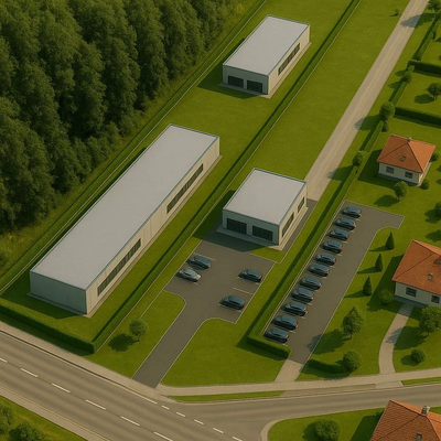 Działka budowlana – centrum, 2606 m² - 3