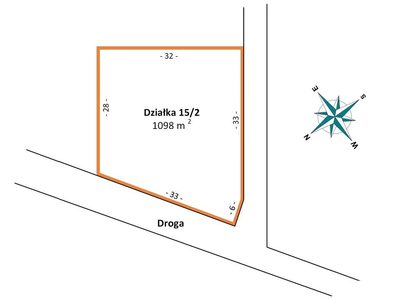 Uzbrojona działka 1091 m² + domek holenderski - 2