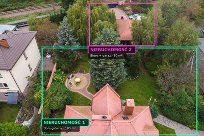 Dom z niezależnym biurem – dwie KW, Płock