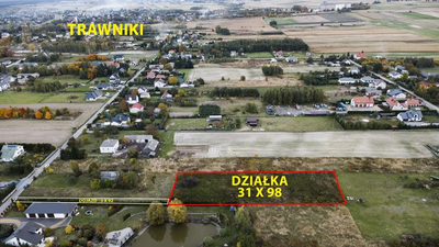 Działka na Twój przyszły dom tylko w  Trawnikach