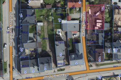 Zgierz | działka budowlana w centrum | 463m2 - 3