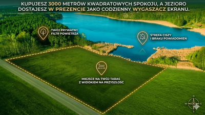 Działka nad jeziorem Wojnowskim (Stare Kramsko) - 4