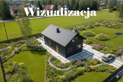 DOM SZKIELETOWY - 120 m². Duża działka.