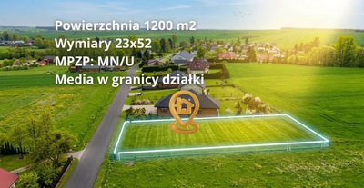 Dragany 1200 m² | 24 m front | MPZP - 3