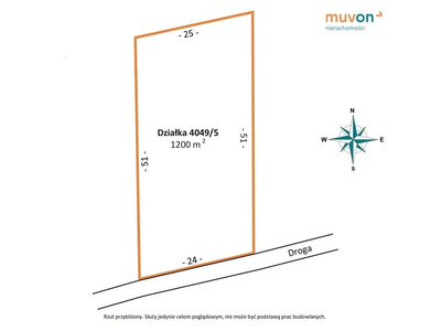 Dragany 1200 m² | 24 m front | MPZP - 5