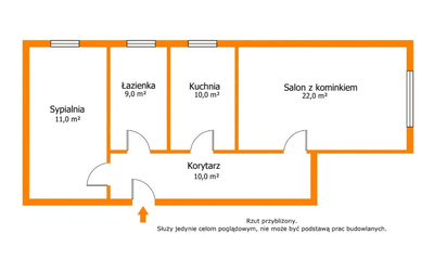 Piękne umeblowane 61 m2 z kominkiem i widokiem! - 3