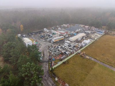 Teren produkcyjny 7260 m2 z magazynem