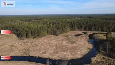 Działka 1,140 ha przy lesie Nad rzeką Wdą-Smolniki - 2