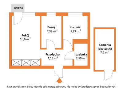 Koluszki Centrum: Jasne 2 pokoje na 3. piętrze - 3