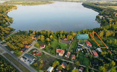 Prestiżowa działka nad jeziorem