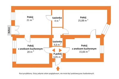 Mieszkanie w kamienicy – 4 pokoje, do aranżacji - 4