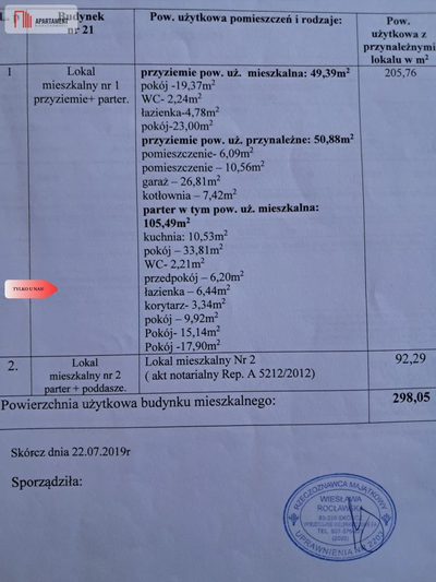 Dom 205m² Tczew Górki  | 2 mieszkania/Usługi - 3