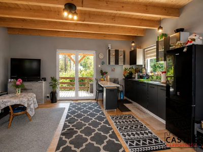 Dom przy lesie | 1221 m² działki | 2 domki - 2