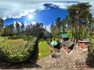 Dom przy lesie | 1221 m² działki | 2 domki - 5