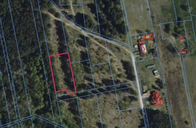 Działka rekreacyjna, 1825m2, Osina, gm. Kluki - 3