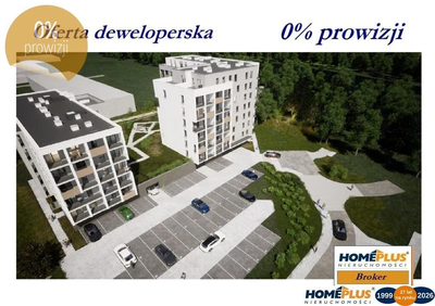 0%, deweloperskie w kameralnym budynku nad Brdą