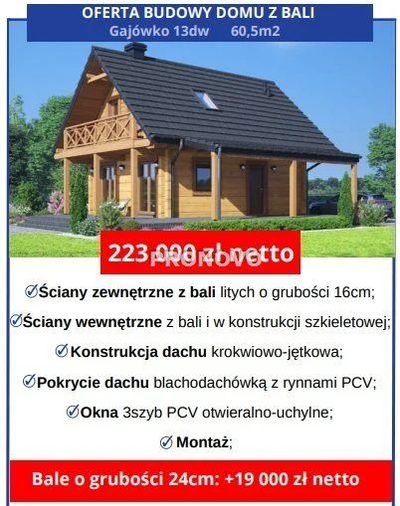 domy do wybudowania z bali i szkieletowe - 5