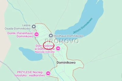 działka nad jeziorem Dominikowo - 4