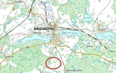 Działka rolna koło Węgorzyna