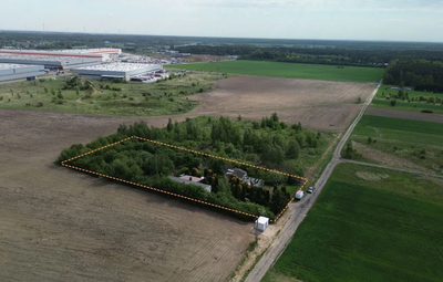 Teren inwestycyjny 4005 m² przy przy węźle S8