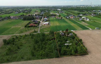 Teren inwestycyjny 4005 m² przy przy węźle S8 - 4