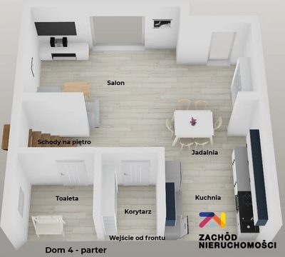 Mam przyjemność zaprezentować Państwu dom na sprzedaż w zabudowie segmentowej położony na rodzinnym osiedlu z daleka od zgiełku miasta. - 4