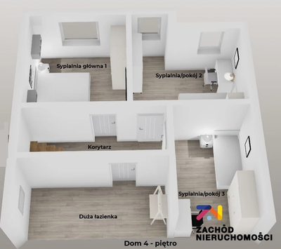 Mam przyjemność zaprezentować Państwu dom na sprzedaż w zabudowie segmentowej położony na rodzinnym osiedlu z daleka od zgiełku miasta. - 3