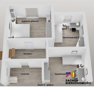 Prezentujemy Państwu nowy dom na sprzedaż w zabudowie segmentowej położony na rodzinnym osiedlu z daleka od zgiełku miasta. - 3