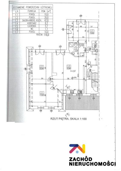 Przedstawiamy ofertę najmu lokalu o łącznej powierzchni 244,70 m2 zlokalizowanego w pobliżu centrum miasta. - 2