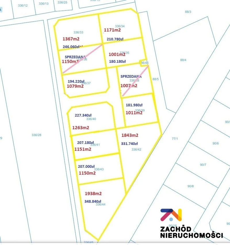 Oferujemy na sprzedaż atrakcyjnie położone działki w miejscowości Droszków (gmina Zabór). - 144250227-1l.jpg