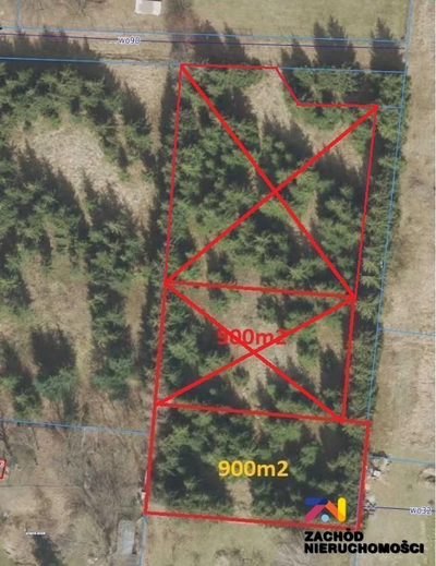 Na sprzedaż działka o powierzchni 900 m2 w Cigacicach koło Sulechowa.