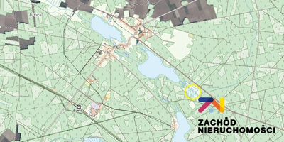 Oferujemy na sprzedaż działkę o powierzchni 5300m2 położoną w Bytnicy pomiędzy dwoma jeziorami- 500m od jeziora Bytnickiego i 600m od jeziora Głębokie. - 2