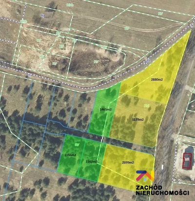 Prezentujemy Państwu kompleks działek budowlanych w miejscowości Zabór, zaledwie 17km od Zielonej Góry. Idealne miejsce dla osób ceniących spokój i ciszę. - 3