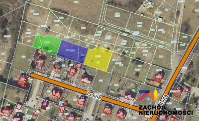 Prezentujemy Państwu kompleks 3 działek budowlanych w miejscowości Zabór, zaledwie 17km od Zielonej Góry. Idealne miejsce dla osób ceniących spokój i ciszę. - 4