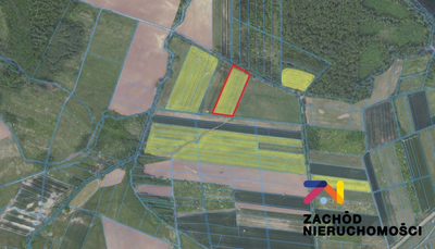 Na sprzedaż działka rolna o powierzchni 1,74 Ha usytuowana w Zielonej Górze- Zawada.