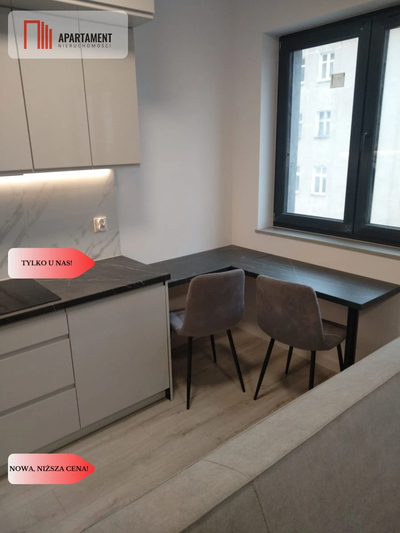 Studio/Grunwaldzka/pierwszy najem/od zaraz! - 2