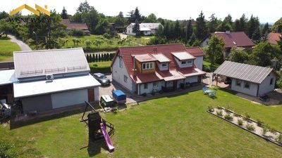 Dom  z warsztatem Łęcze 290mkw Działka 4275mkw - 2