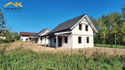 Dom w budowie 147,48m², działka 1000m², Stegny - 2