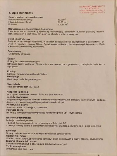 Działka z WZ 4883 m2 Gródek gm. Policzna/zwoleński - 2