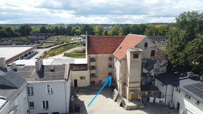 Budynek "Spichlerza" ul. 6 sierpnia w Puławach.